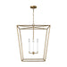 Visual Comfort Studio - EC1364CDG - Four Light Lantern - Viota - Casted Gild