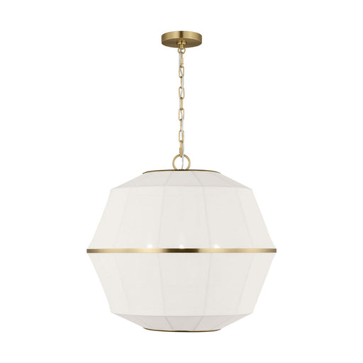 Hikari Three Light Lantern Burnished Brass