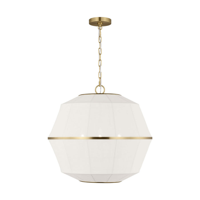 Visual Comfort Studio - EP1463BBS - Three Light Lantern - Hikari - Burnished Brass