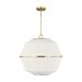 Visual Comfort Studio - EP1463BBS - Three Light Lantern - Hikari - Burnished Brass