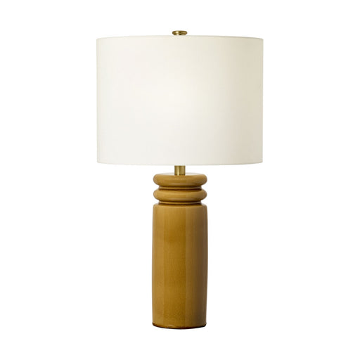 Feikudo One Light Table Lamp Cracked Honey