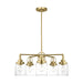 Visual Comfort Studio - GLC1175SB - Five Light Chandelier - Anders - Satin Brass