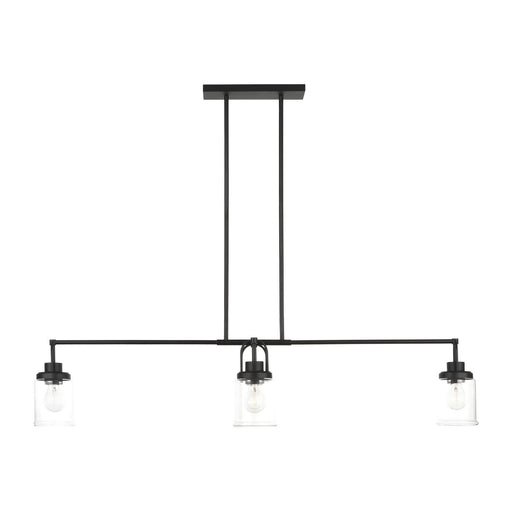 Anders Four Light Chandelier Midnight Black
