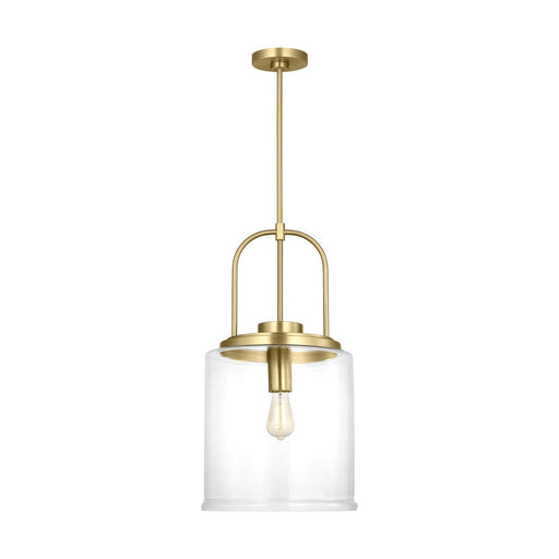 Anders One Light Pendant Satin Brass