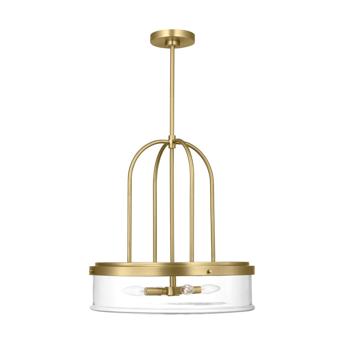 Visual Comfort Studio - GLP1064SB - Four Light Pendant - Anders - Satin Brass