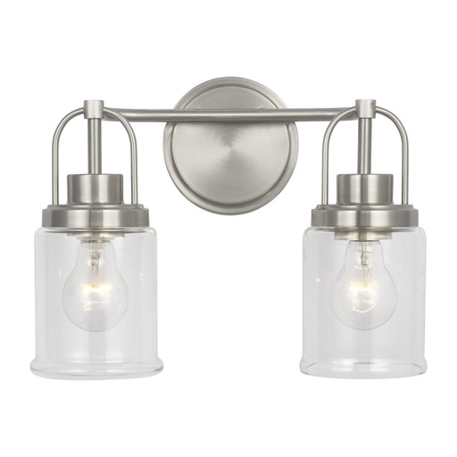 Visual Comfort Studio - GLV1072BS - Two Light Vanity - Anders - Brushed Nickel