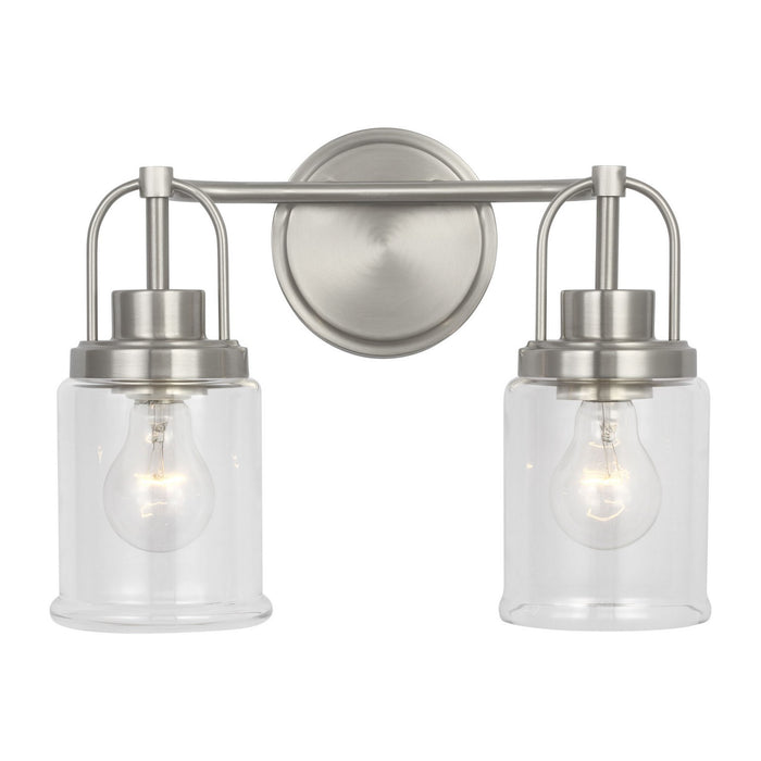 Visual Comfort Studio - GLV1072BS - Two Light Vanity - Anders - Brushed Nickel