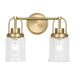 Visual Comfort Studio - GLV1072SB - Two Light Vanity - Anders - Satin Brass