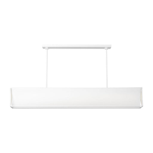 Velero LED Linear Chandelier Soft Linen
