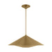 Visual Comfort Studio - KP1171BBS - One Light Pendant - Echo - Burnished Brass