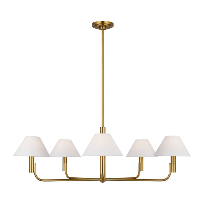Visual Comfort Studio - SLC1005BBS - Five Light Chandelier - Colfax - Burnished Brass