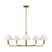 Visual Comfort Studio - SLC1005BBS - Five Light Chandelier - Colfax - Burnished Brass