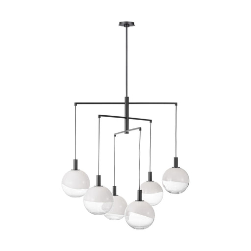 Torian Six Light Chandelier Aged Iron