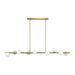 Visual Comfort Studio - SLC1059BBS - Nine Light Linear Chandelier - Altair - Burnished Brass