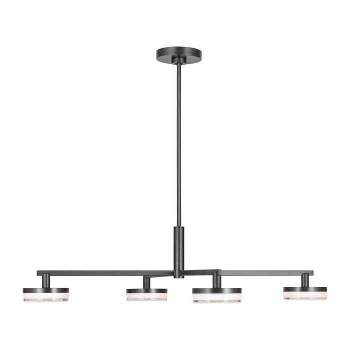 Visual Comfort Studio - SLC1074AI - LED Chandelier - Khan - Aged Iron