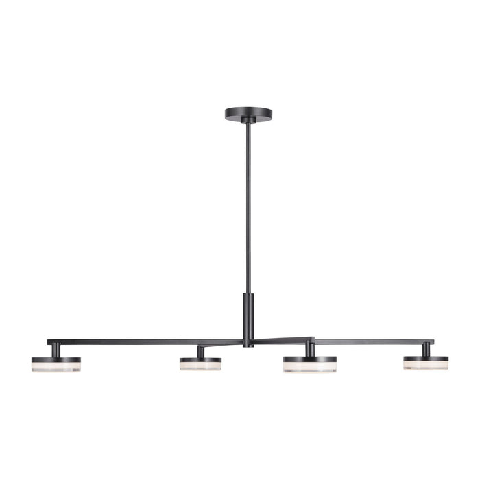 Visual Comfort Studio - SLC1084AI - LED Chandelier - Khan - Aged Iron