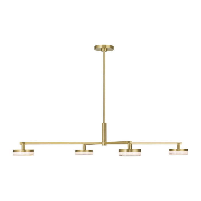 Visual Comfort Studio - SLC1084BBS - LED Chandelier - Khan - Burnished Brass