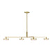 Visual Comfort Studio - SLC1084BBS - LED Chandelier - Khan - Burnished Brass