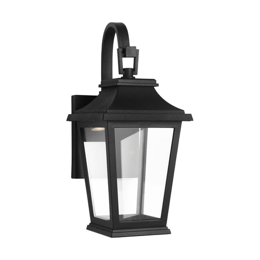 Warren LED Wall Lantern Textured Black