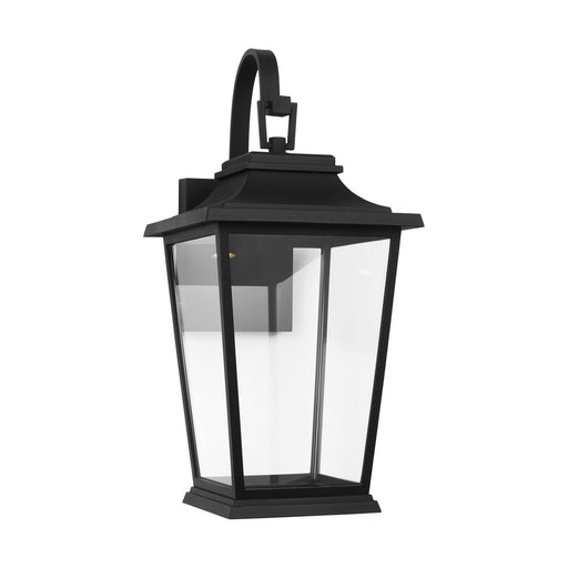 Warren LED Wall Lantern Textured Black