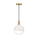 Visual Comfort Studio - SLP1001BBS - One Light Pendant - Torian - Burnished Brass
