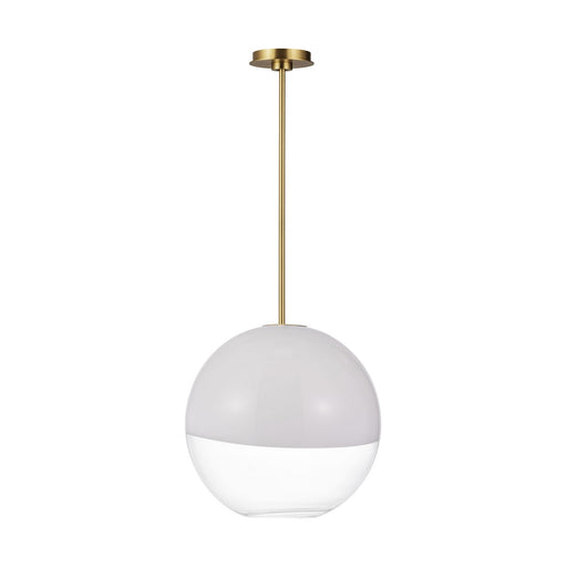Torian One Light Pendant Burnished Brass