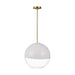 Visual Comfort Studio - SLP1011BBS - One Light Pendant - Torian - Burnished Brass