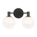Visual Comfort Studio - SLV1002AI - Two Light Vanity - Torian - Aged Iron