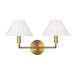 Visual Comfort Studio - SLW1012BBS - Two Light Wall Sconce - Colfax - Burnished Brass
