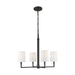 Visual Comfort Studio - TC1194AI - Four Light Chandelier - Danica - Aged Iron