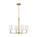 Visual Comfort Studio - TC1194BBS - Four Light Chandelier - Danica - Burnished Brass