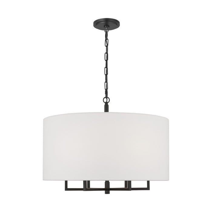 Visual Comfort Studio - TC1206AI - Six Light Chandelier - Danica - Aged Iron
