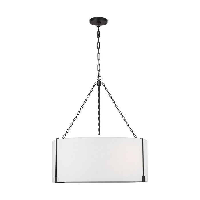 Visual Comfort Studio - TFC1123AI - Three Light Pendant - Bergen - Aged Iron