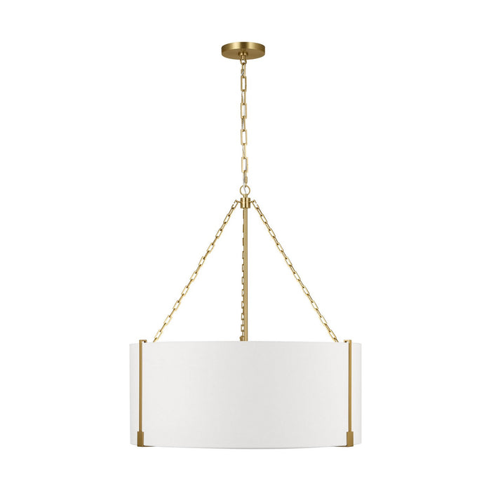 Visual Comfort Studio - TFC1123BBS - Three Light Pendant - Bergen - Burnished Brass