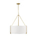 Visual Comfort Studio - TFC1123BBS - Three Light Pendant - Bergen - Burnished Brass