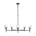 Visual Comfort Studio - TFC1135AI - Five Light Chandelier - Hartley - Aged Iron