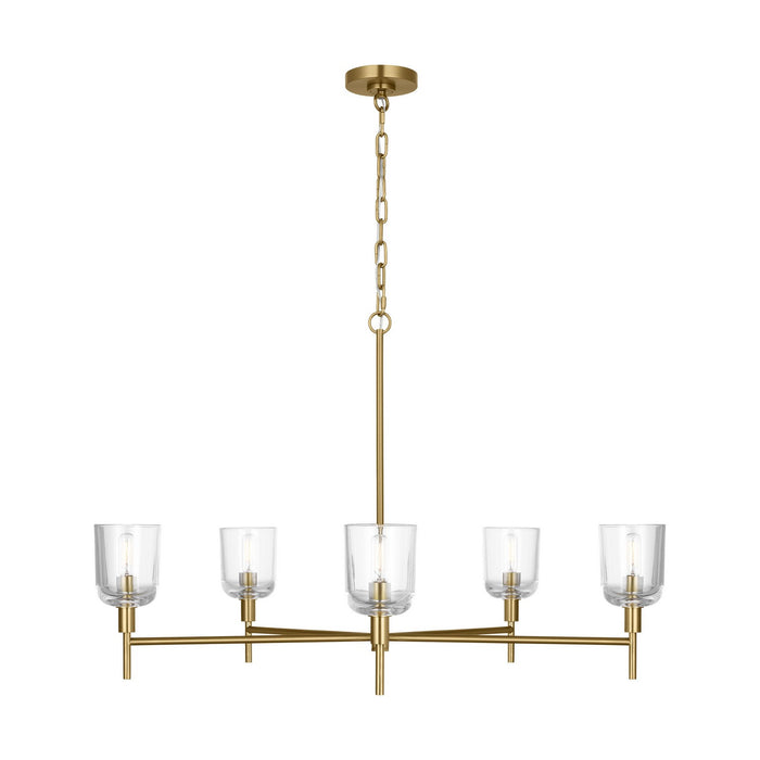 Visual Comfort Studio - TFC1135BBS - Five Light Chandelier - Hartley - Burnished Brass