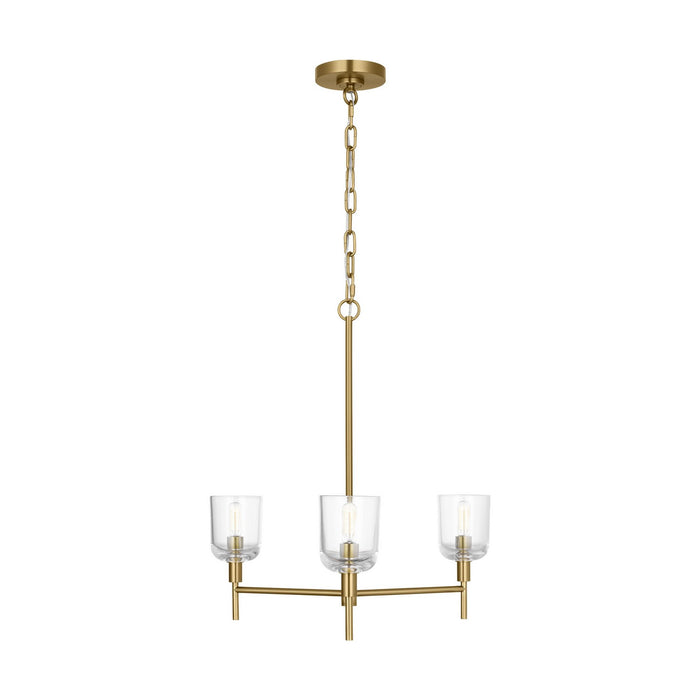 Visual Comfort Studio - TFC1143BBS - Three Light Chandelier - Hartley - Burnished Brass