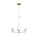 Visual Comfort Studio - TFC1143BBS - Three Light Chandelier - Hartley - Burnished Brass