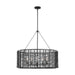 Visual Comfort Studio - TFC1155MBK - Five Light Chandelier - Winslow - Midnight Black