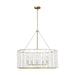 Visual Comfort Studio - TFC1155PCB - Five Light Chandelier - Winslow - Powder-Coated Brass