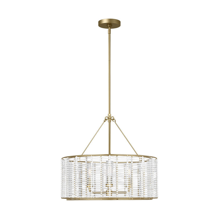 Visual Comfort Studio - TFC1163PCB - Three Light Chandelier - Winslow - Powder-Coated Brass