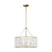 Visual Comfort Studio - TFC1163PCB - Three Light Chandelier - Winslow - Powder-Coated Brass