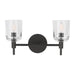 Visual Comfort Studio - TFV1002AI - Two Light Vanity - Hartley - Aged Iron