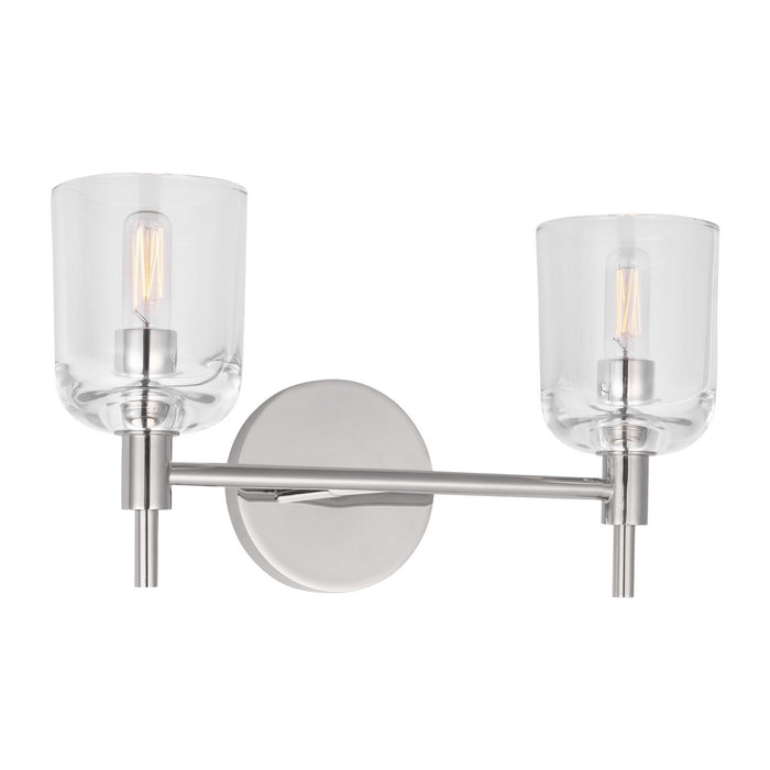Visual Comfort Studio - TFV1002PN - Two Light Vanity - Hartley - Polished Nickel