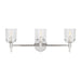 Visual Comfort Studio - TFV1003PN - Three Light Vanity - Hartley - Polished Nickel