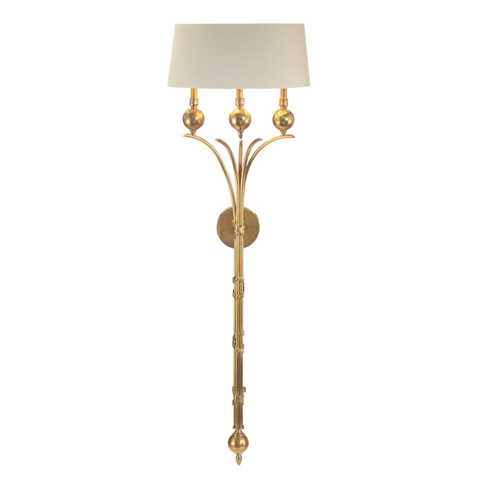 John Richard - AJC-8740 - Three Light Wall Sconce - Brass