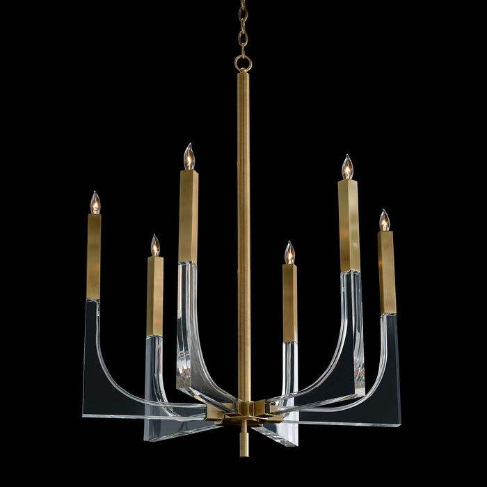 John Richard - AJC-9039 - Six Light Chandelier - Antiqued