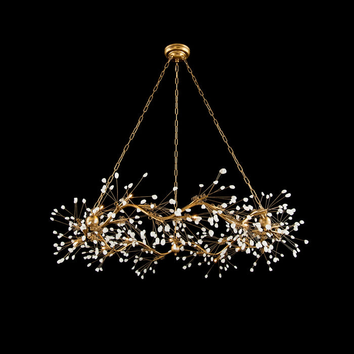John Richard - AJC-9083 - LED Chandelier - Leaf, Gold