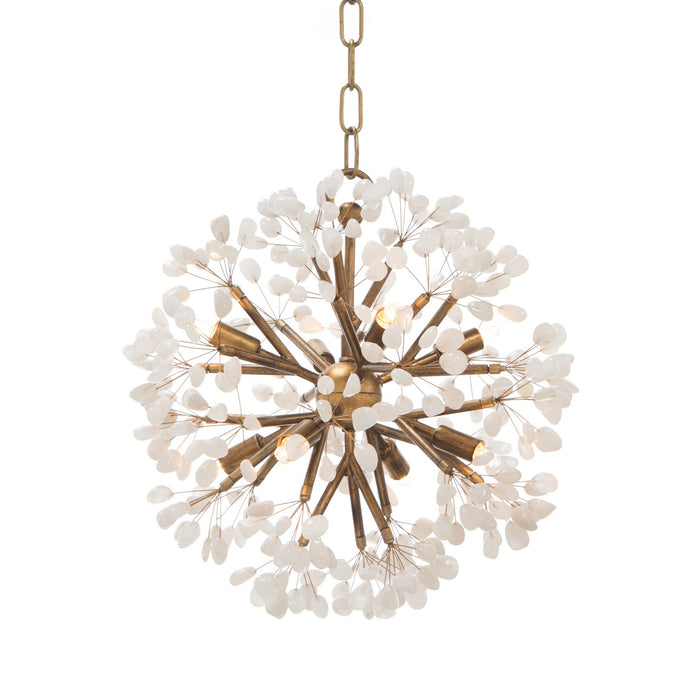 John Richard - AJC-9095 - Eight Light Chandelier - Antiqued